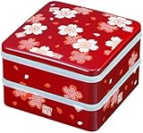 HAKOYA 18.0二段重 朱桜蒔絵 54556 HAKOYA 18.0二段重 朱桜蒔絵 54556